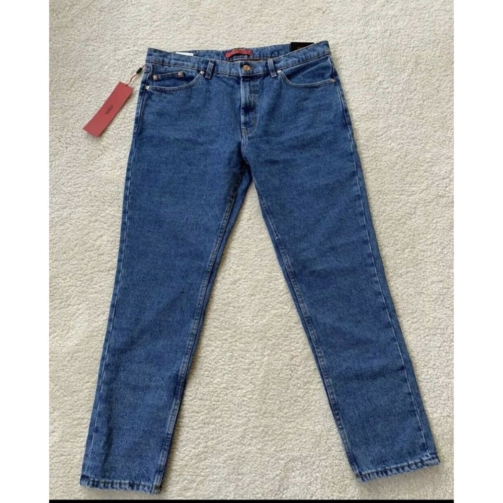 Hugo Boss Menʼs Jeans Slim Tapered Blue Size 31/34